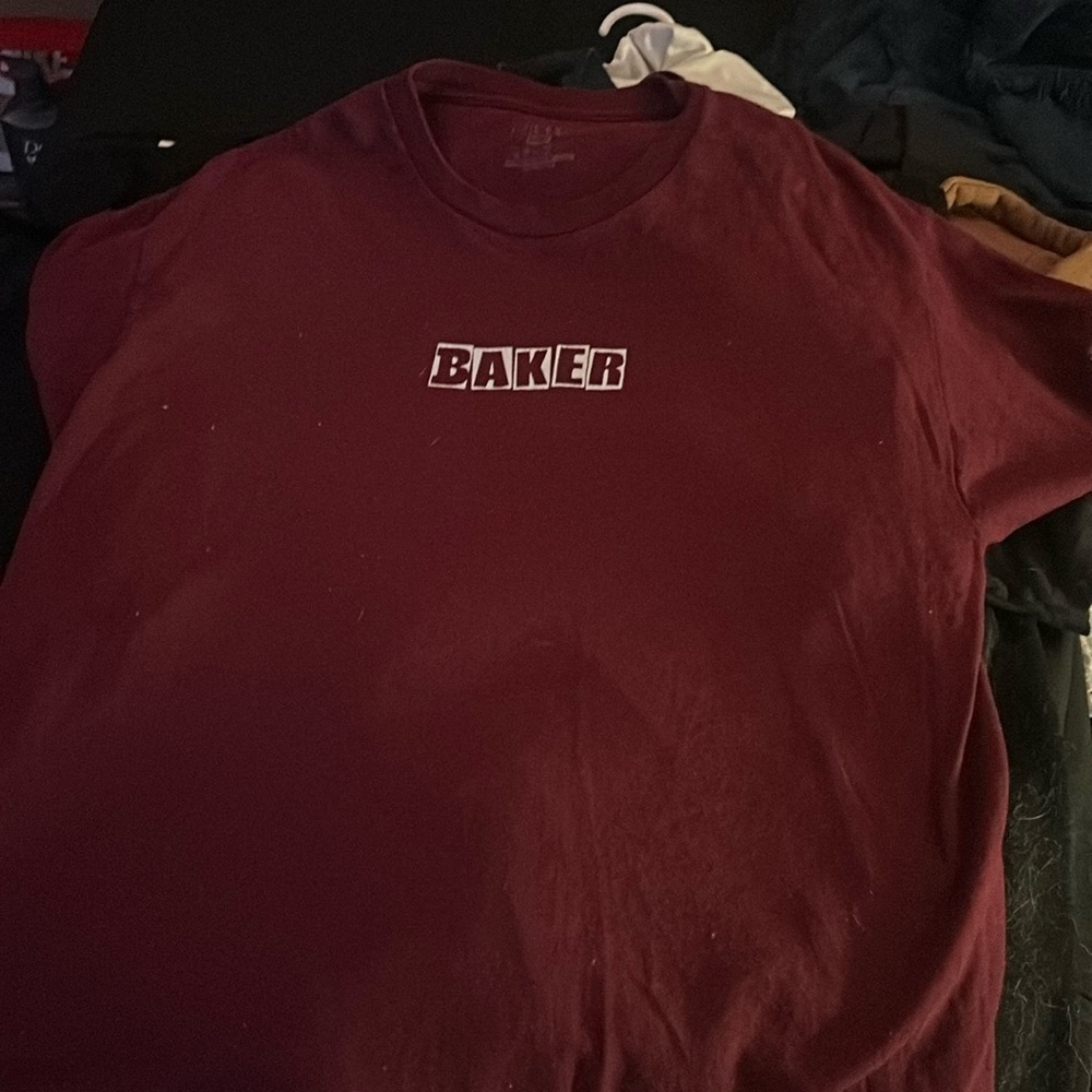 Baker red tee